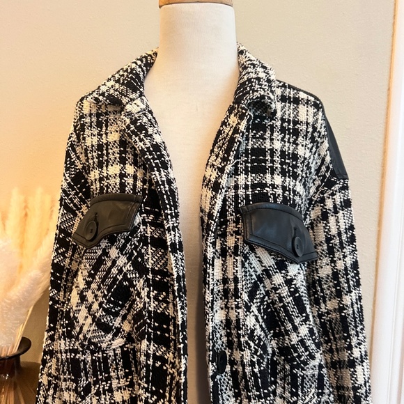 Zara Plaid Coat - Picture 3 of 8